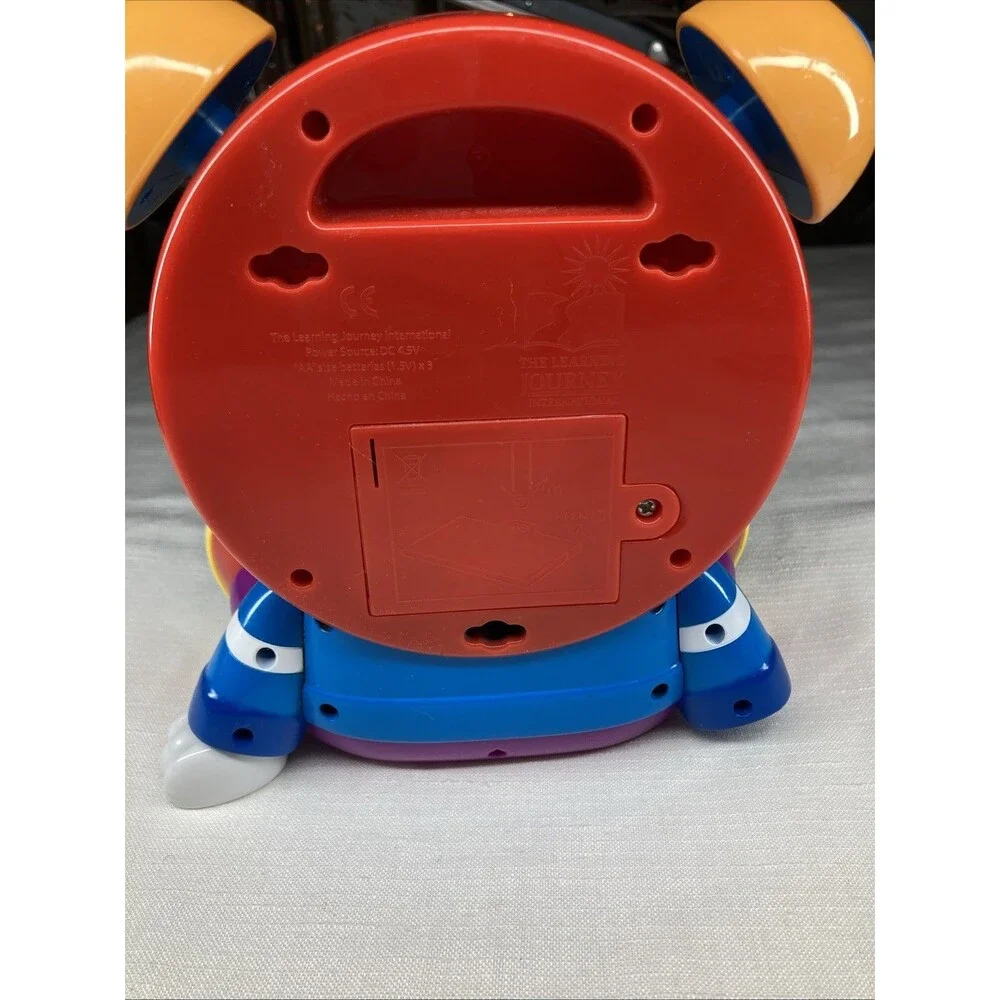 The Learning Journey - Telly Jr. Teaching Time Clock - Primary Color - Telling